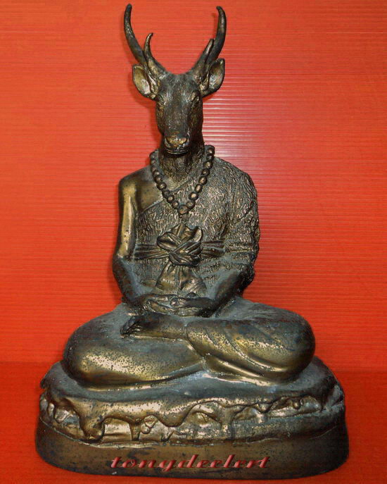 รูปหล่อบูชาพระฤาษีหน้าเนื้อ(ฤาษีกไลโกฏิ) สวยมากค่ะ