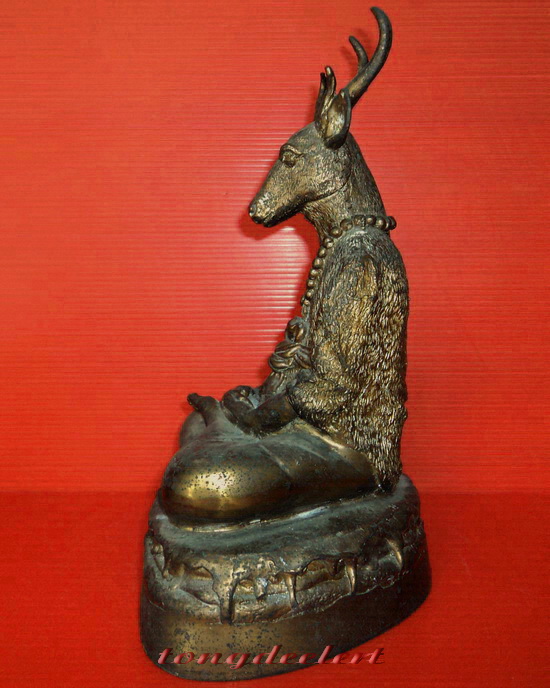 รูปหล่อบูชาพระฤาษีหน้าเนื้อ(ฤาษีกไลโกฏิ) สวยมากค่ะ