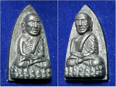 หลวงปู่ทวด 101 ปี พิมพ์เตารีดใหญ่ A หลัง ๑๐๑ ปี อาจารย์ทิม "เนื้อนวะแก่เงิน" no.2487