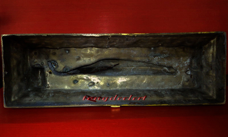 พระบูชาพระร่วงโรจนฤทธิ์ วัดพระปฐมเจดีย์ ปางประจำวันอังคาร(ปางไสยาสน์) ปิดทองสวยมากค่ะ