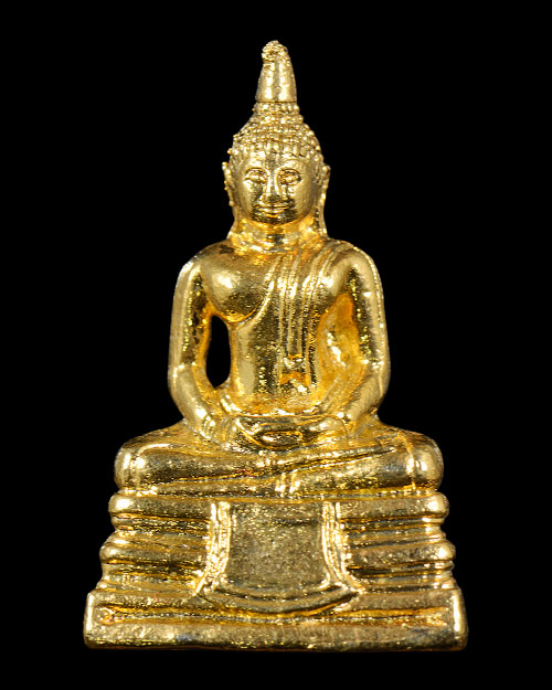 พระกริ่ง หลวงพ่อโสธร จ.ฉะเชิงเทรา 2530 กะไหล่ทอง สภาพสวยมาก+กล่องเดิมครับ