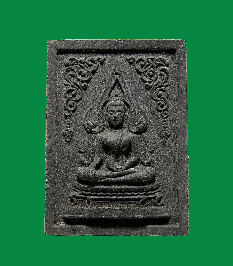 พระพิมพ์พระพุทธชินราช หลังอกเลา พระมหาโกเมส มณีโชติ วัดราชนั ดดา ปี12 +กล่อง