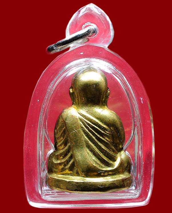 หลวงพ่อเงินวัดบางคลาน เนื้อทองเหลือง พร้อมเลี่ยม พิมพ์หน้ายิ้ม   รุ่นกองทุน ๕๓