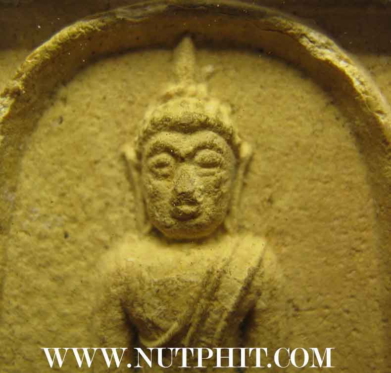 พระผง ลพ.โสธรรุ่นแรกพิมพ์ใหญ่ ๑๖ จุด ปี ๐๙+บัตรรับรองพระแท้*61