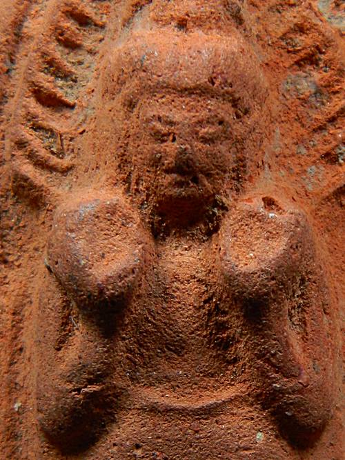 พระทวาราวดี ปางห้ามสมุทร เนื้อหิน ศิลา เคาะเดียวแดง ค่ะ