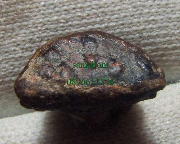 กรุวัดเชิงท่า พระสังกัจจายน์ พิมพ์จกบาตร+พิมพ์สมาธิ เล็ก หูบายศรี สนิมแดง