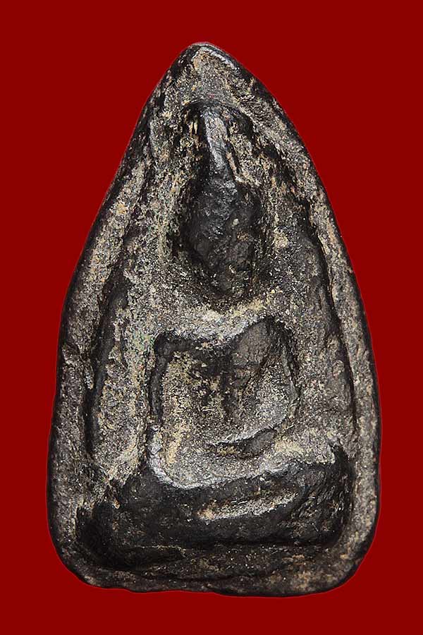 พระเม็ดน้อยหน่า หลังยันต์อุ กรุวัดศาลาปูน จ.อยุธยา