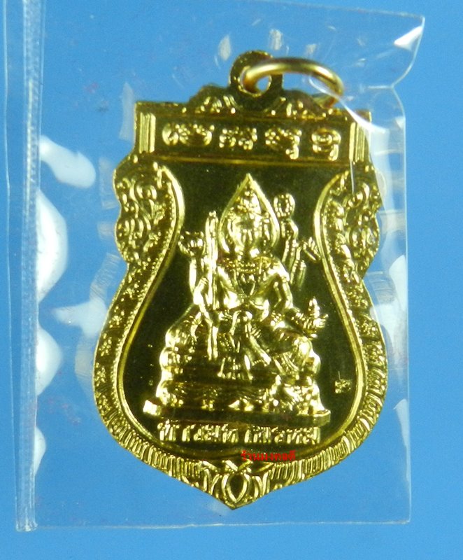 เหรียญพระประจำวันอาทิตย์ หลวงปู่หงษ์ พรหมปัญโญ วัดเพชรบุรี ปี53 (พร้อมคาถาบูชา)