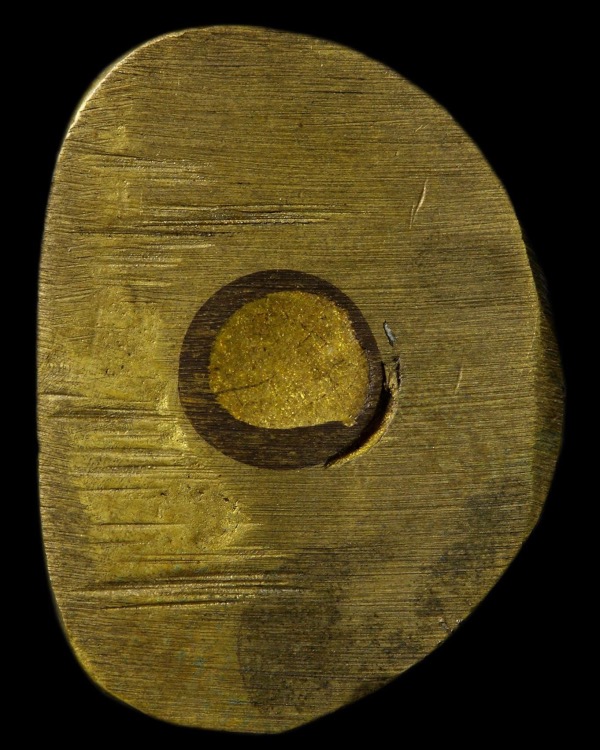 รูปหล่อหลวงพ่อเงิน บางคลานรุ่นช้างคู่เนื้อทองเหลือง วัดท้ายน้ำ ปี2526 สวยเดิมแตกนิยม ไม่มีกล่อง