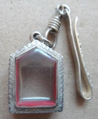 ตลับเงินลงยาพร้อมแหนบเงินลงยา ใส่ขุนแผนพิมพ์เล็ก หลวงพ่อสาคร สายปู่ทิม ครับ