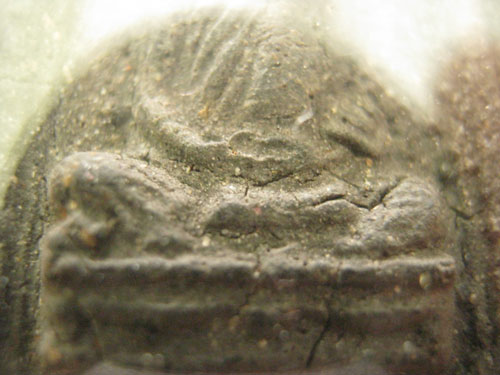 พระเนื้อผงรูปเหมือนเต็มองค์ รุ่นพิเศษ หลวงปู่ตื้อ หลังรูปถ่าย