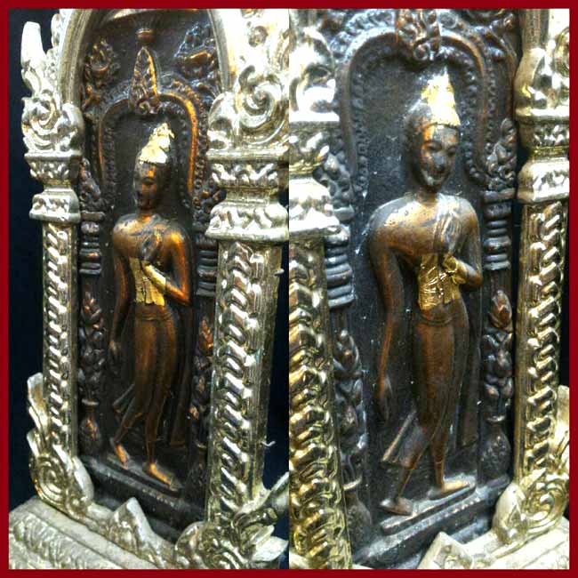 *พระกำแพงศอก ปี๒๕๐๕ เนื้ออลูมิเนียม..ลพ.ขอม วัดไผ่โรงวัว*