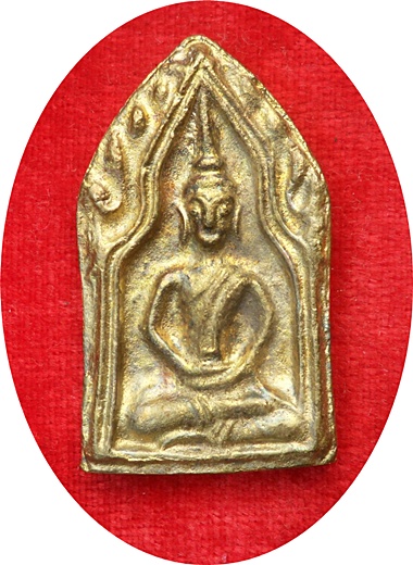 พระขุนแผนทรงพลเล็ก หลวงปู่บัว ถามโก วัดศรีบูรพาราม ปี๕๔ หล่อโบราณ เนื้อทองระฆังพิเศษ # ๘๒๕