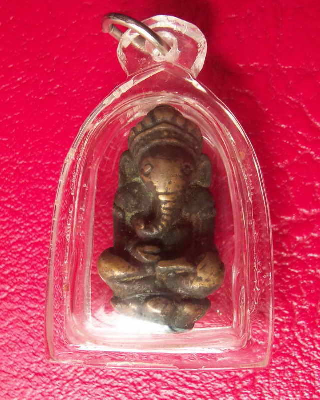 พระพิฆเนศเนื้อสำฤทธิ์เงินเก่าๆ