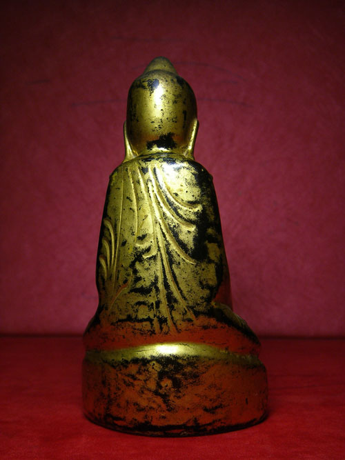 พระบูชาบัวเข็ม(ไม้)