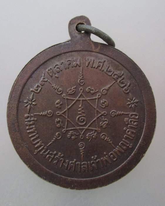 เหรียญเจ้าพ่อพญาคำลือ แจ้ห่ม ปลุกเสกโดยหลวงพ่อเกษม เขมโก หายากครับ