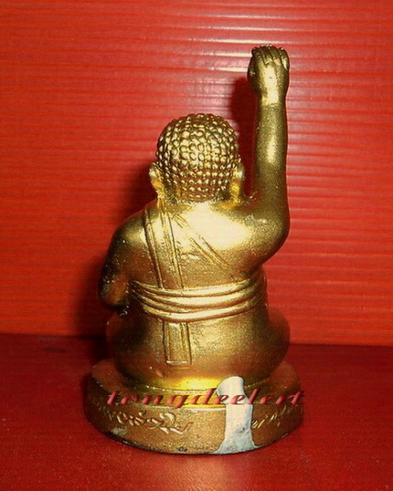 พระสังกัจจายน์กวักบูชา หลวงพ่อลำใย ออกวัดพุโพธิ์ ขนาดตั้งหน้ารถ สวยมากค่ะ