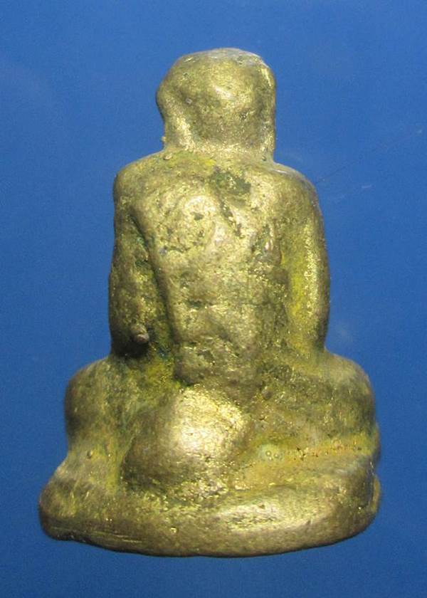 รูปหล่อโบราณหลวงพ่อเขียน รุ่นเถ้าแก่หอเตี๊ยะ(บู้บี้)วัดสำนักขุนเณรปี2499สวยๆมีหน้ามีตาน้ำทองเต็มองค์