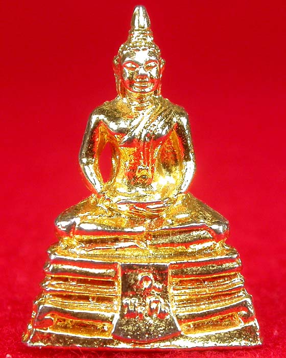 "ส่งฟรีEMS"พระกริ่งพระพุทธโสธร วัดโสธรวรารามวรวิหาร ปี37 กะไหล่ทอง สวยมากครับ