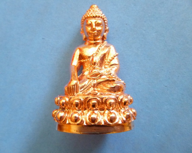 กริ่งประทานพร เนื้อทองแดง เคาะเดียวแดง