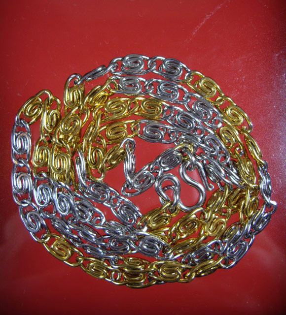 สร้อยสเตนเลสสองกษัตริย์  ลายทันสมัยความยาว 26 นิ้ว 