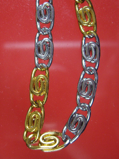 สร้อยสเตนเลสสองกษัตริย์  ลายทันสมัยความยาว 26 นิ้ว 