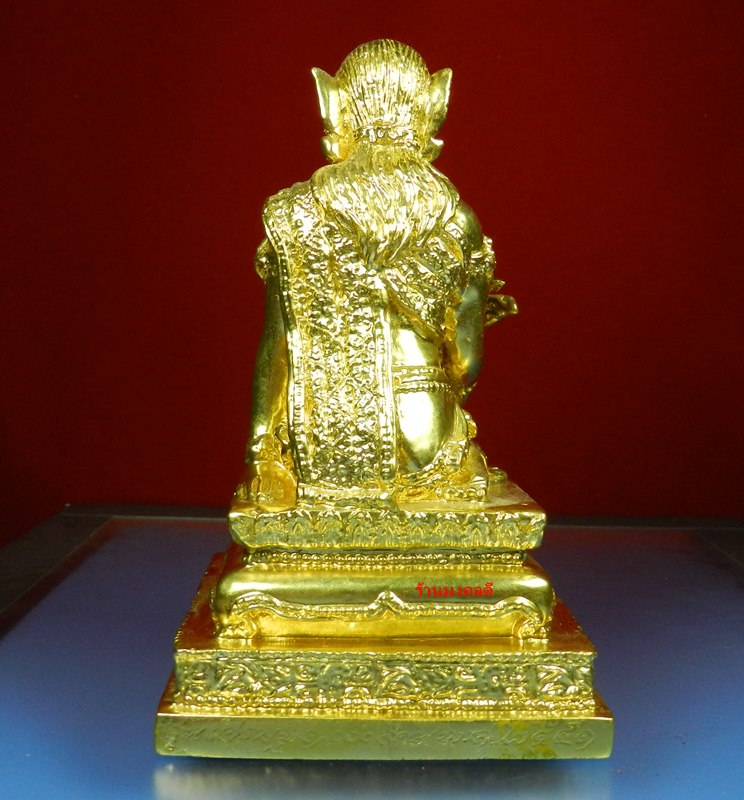 พระแม่โพสพ เนื้อโลหะปิดทองคำเปลว ขนาดบูชา หน้าตัก 3 นิ้วหลวงปู่คีย์ วัดศรีลำยอง จ.สุรินทร์  No.214 