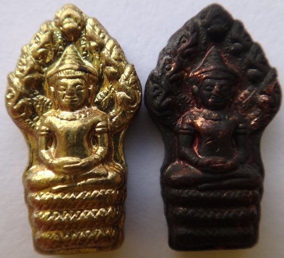 ปรกใบมะขาม มงคลเกษม83 หลวงพ่อเกษม  2ชุด เคาะเดียว