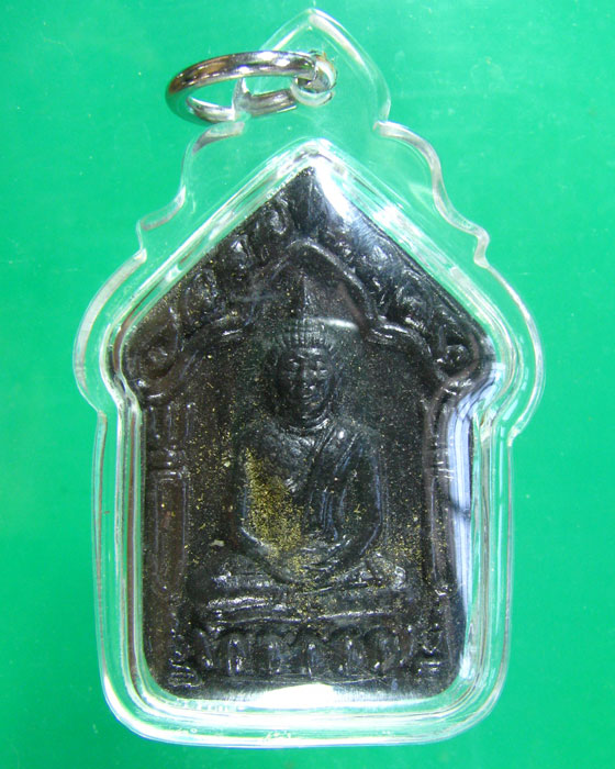 ขุนแผน หลังแม่นางบัวคลี่ เนื้อดำ ตะกรุดเงิน หลวงพ่อสาคร วัดหนองกรับ 