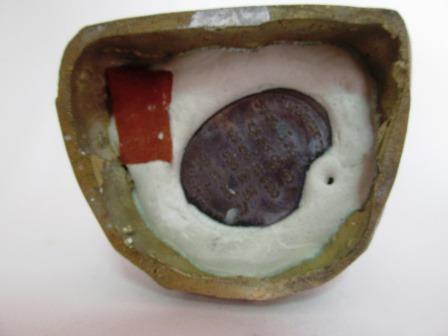 รูปหล่อบูชาเนิ้อทองชนวนเก่าหลวงปู่หมุน ฐิตสีโล หน้าตัก 3 นิ้ว