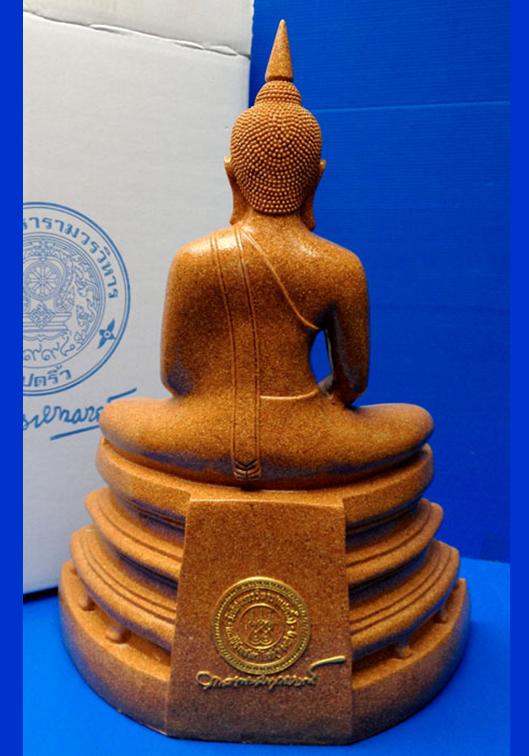 พระบูชาหลวงพ่อโสธรเนื้อกระเบื้องหลังคาโบสถ์ วัดโสธรฯ ฉะเชิงเทรา หน้าตัก 9 นิ้ว