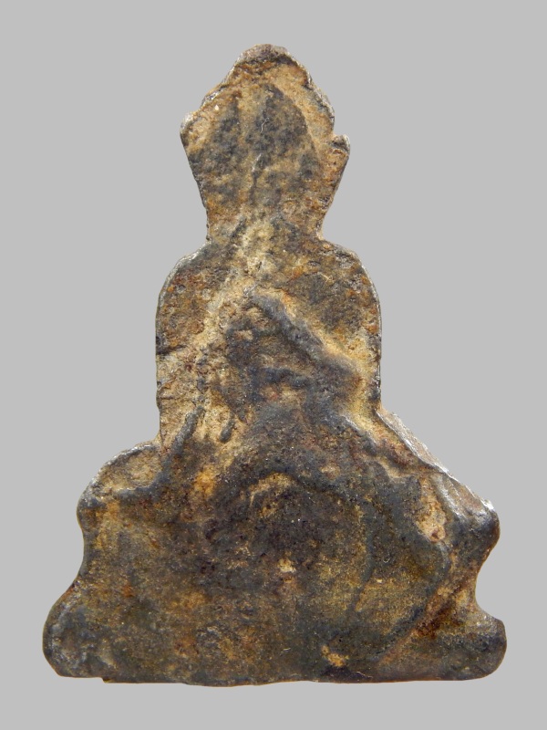 พระอู่ทองนั่งฐานผ้าทิพย์ กรุวัดเทวสังฆาราม จ.กาญจนบุรี