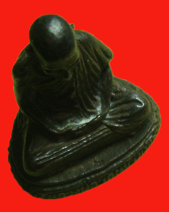 รูปหล่อ เนื้อนวโลหะ อายุครบ 6 รอบ หลวงพ่อเกษม สุสานไตรลักษณ์ 2526