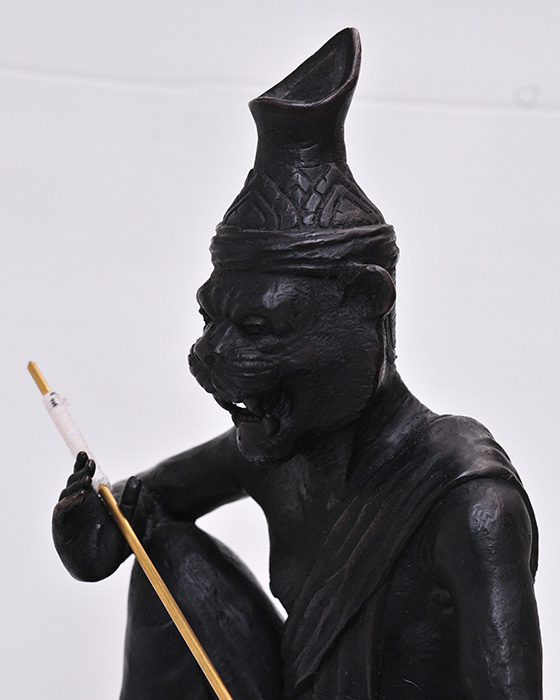 พระบูชาบรมครูพ่อปู่ฤาษีสมิงพรายทรงเข็มสัก "ไหว้ครู 59" 5 นิ้วพระอาจารย์สุรศักดิ์ ถาวโร วัดดาวดึงษ์บน