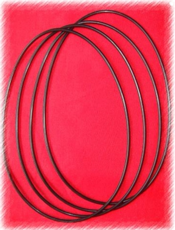  แพ๊ค 4 เส้น 120 บาท สร้อยโอริง 3 มม ยาว 22 นิ้ว ดำ/ใส