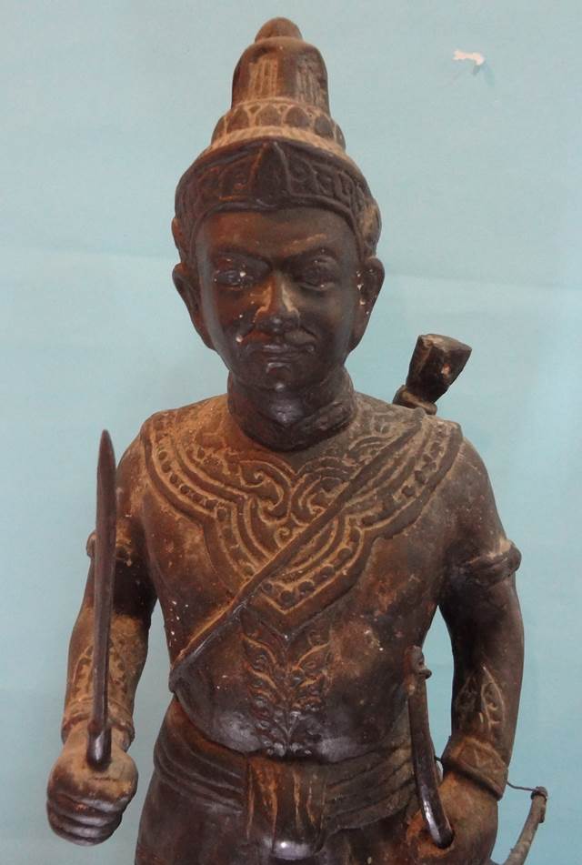  พระเจ้าพรหมมหาราช ออกวัดพรหมมหาราช สูง 21 นิ้ว ฐาน 5 นิ้ว เน ื้อโลหะหนักมาก