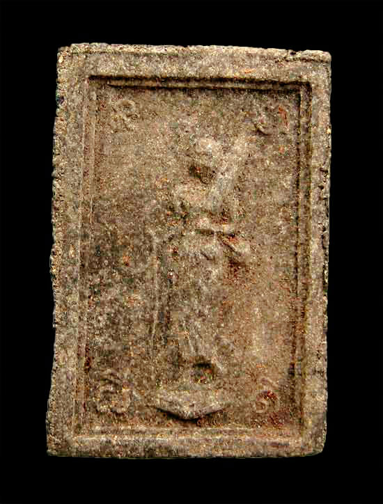 สมเด็จหลังสิวลีพิมพ์เอวใหญ่ หลวงพ่อกวย วัดโฆษิตาราม ปี15 พร้อมบัตรรับรอง สภาพสวย