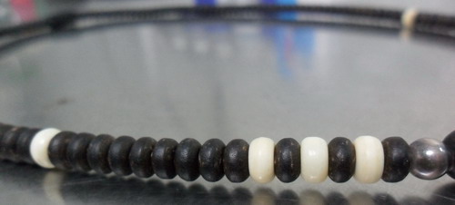 สร้อยกะลาตาเดียวแท้ๆเม็ดหนาๆคัดสวย หายากครับ 