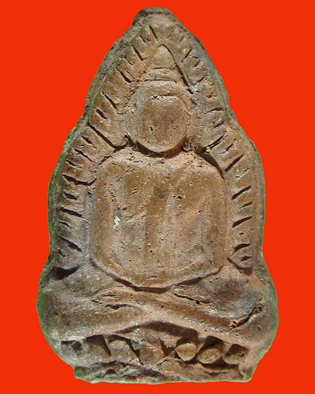 พระเนื้อดินกรุบางยี่หน พิมพ์พระพุทธชินราชสองหน้า