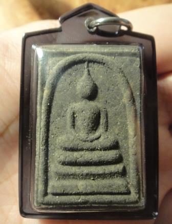 พระผงพรายกุมารมหาภูติ สมเด็จหลังยันต์ห้า ตะกรุดทองคำ หลวงพ่อสิน วัดละหารใหญ่ รุ่น บูรณะอุโบสถ วัดกะก