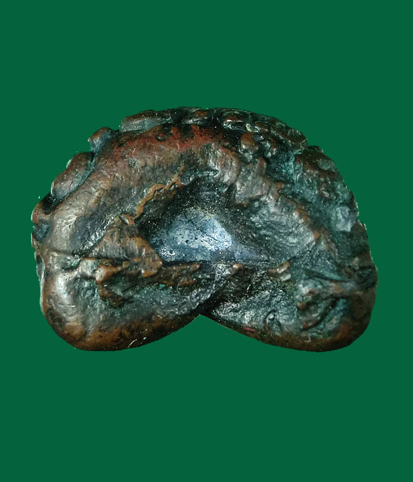  พระปิดตามหาลาภ หลวงพ่อสงฆ์ วัดเจ้าฟ้าศาลาลอย ปี 21 จ.ชุมพร เนื้อทองแดง 