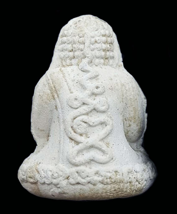 พระปิดตาหลวงปู่หมุน รุ่นไตรมาสรวยทันใจ ปี43 เนื้อผงงาช้าง ตอก1โค้ด คม ชัด หมายเลข 774 พระสภาพสวยมากๆ