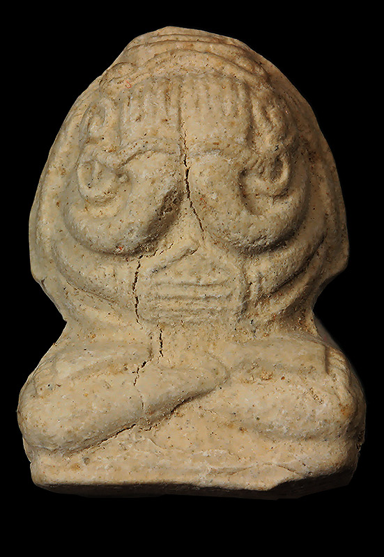 พระปิดตาอุตโมเนื้อผง หลวงพ่อสิน วัดละหารใหญ่