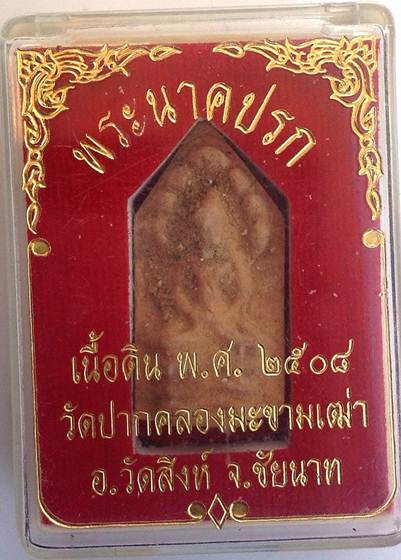 พระนาคปรกเนื้อเดิน หลวงปู่ศุข ปี08 หลวงพ่อสำราญสร้าง วัดปากคลองมะขามเฒ่า พิธีใหญ่มาก 