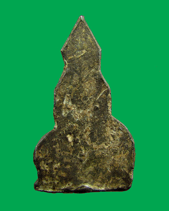 พระอู่ทอง บัวชั้นเดียว เนื้อชิน สนิมแดง กรุวัดเหนือ จ.กาญจนบุรี