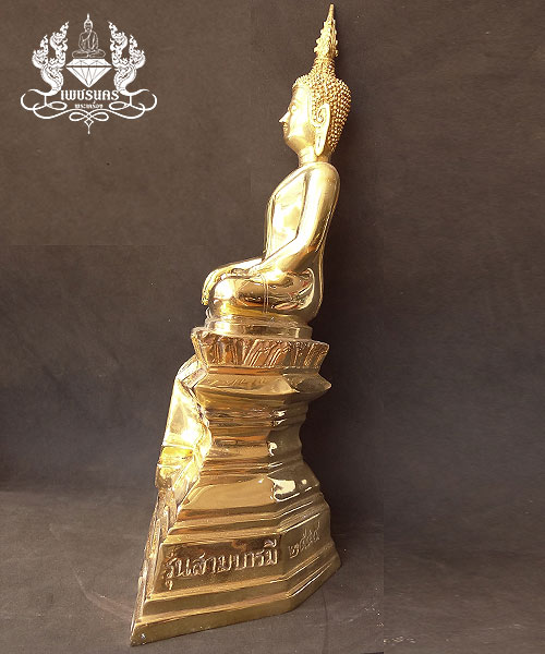 +++ พระบูชาหลวงพ่อพระใส วัดโพธิ์ชัย จ.หนองคาย รุ่นสามบารมี สร้างปี2554 หน้าตัก 5 นิ้ว +++