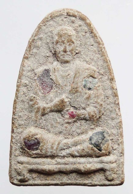 พระพิมพ์สมเด็จโต เนื้อว่านชานหมาก ฝังพลอยเสก วัดป่าช่องกุ่ม หลวงปู่หมุน ฐิตสีโล พิธีไตรมาส รวยทันใจ