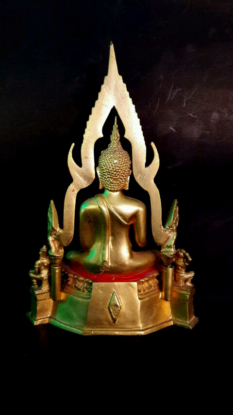 พระบูชาพระพุทธชินราช ภปร.หน้าตัก5 นิ้ว สูง12นิ้ว ผิวปิดทองแท้