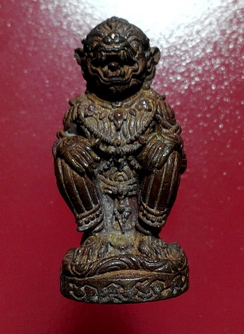 หนุมานมหาปราบ หลวงพ่อสาคร รุ่นแรก เนื้อทองแดงก้นอุดผง