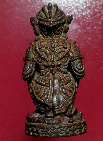 หนุมานมหาปราบ หลวงพ่อสาคร รุ่นแรก เนื้อทองแดงก้นอุดผง